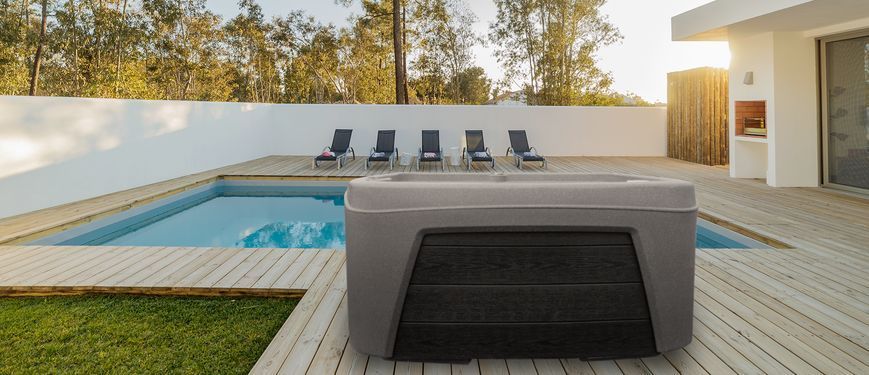 Гідромасажний СПА басейн Feeling, PUR spas, 216х182х87 см, 4 місця(1 з них лежаче), 1000 л Feeling GB-Feeling фото