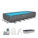 Басейн каркасний Bestway 561KG APX365&trade; Winterproof повний комплект із системою піщаних фільтрів 732 x 366 x 132 см AQ-561KG фото 1