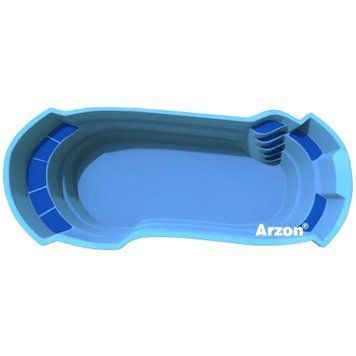 Композитний басейн Arzon Лідер 1 (863*333*160 см) 41844 фото