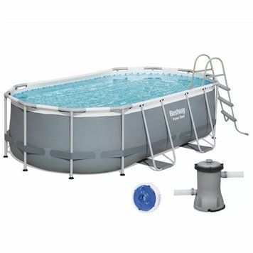 Каркасний басейн Bestway 56620 (427х250х100 см) з картриджним фільтром та драбиною 18490 фото