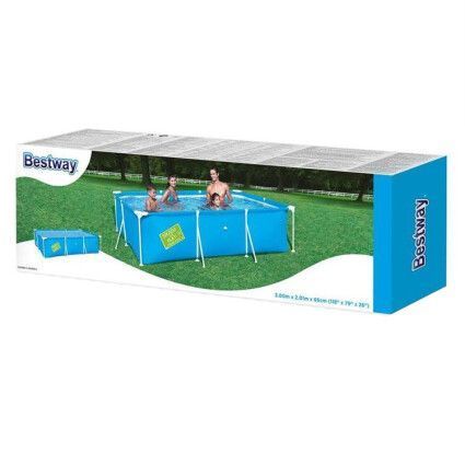 Дитячий каркасний басейн Bestway 56411 (300x201x66 см) з картриджним фільтром 6922 фото