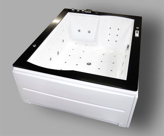 Ванна Wellis SPA Nera Maxi E-Drive TOUCH 185x150 W-SPA NMEDT фото