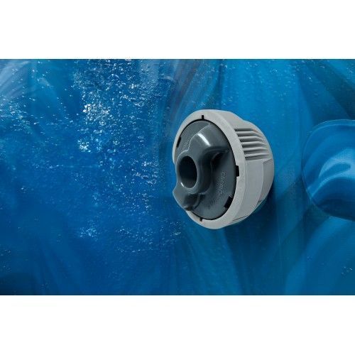 Надувний джакузі Bestway 6001T LAY-Z-SPA Santorini HydroJet Pro з програмним керуванням, на 7 осіб &Oslash; 216 x 80 см, графіт| , Bestway 6001T фото