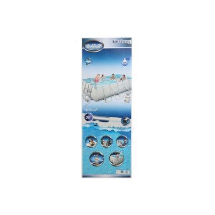 Каркасний басейн Bestway 56442 (404х201х100 см) з пісочним фільтром та сходами. IN-56442 фото