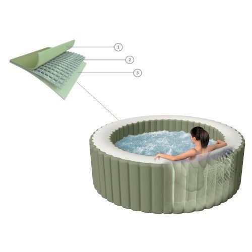 Надувний джакузі - СПА Intex 28428 216 х 71 см PureSpa Bubble Massage 28428 фото