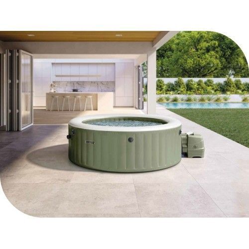 Надувний джакузі - СПА Intex 28428 216 х 71 см PureSpa Bubble Massage 28428 фото