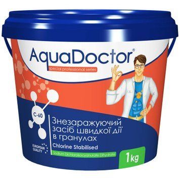 Хлор AquaDoctor C-60 1 кг. у гранулах 15540 фото