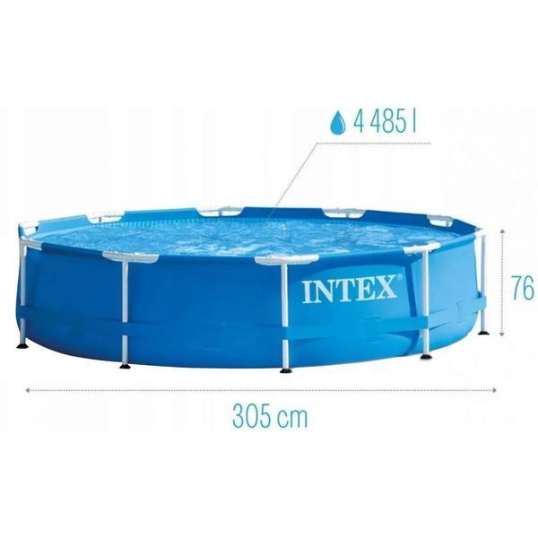 Каркасний басейн Intex 28202 (305х76 см) з картриджним фільтром 31403 фото
