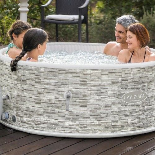 Надувний джакузі - СПА Lay-Z-Spa&trade; Bestway 60027, 155 х 60 см (4 місць 1 325 л/рік, аеро) 60027-1 фото