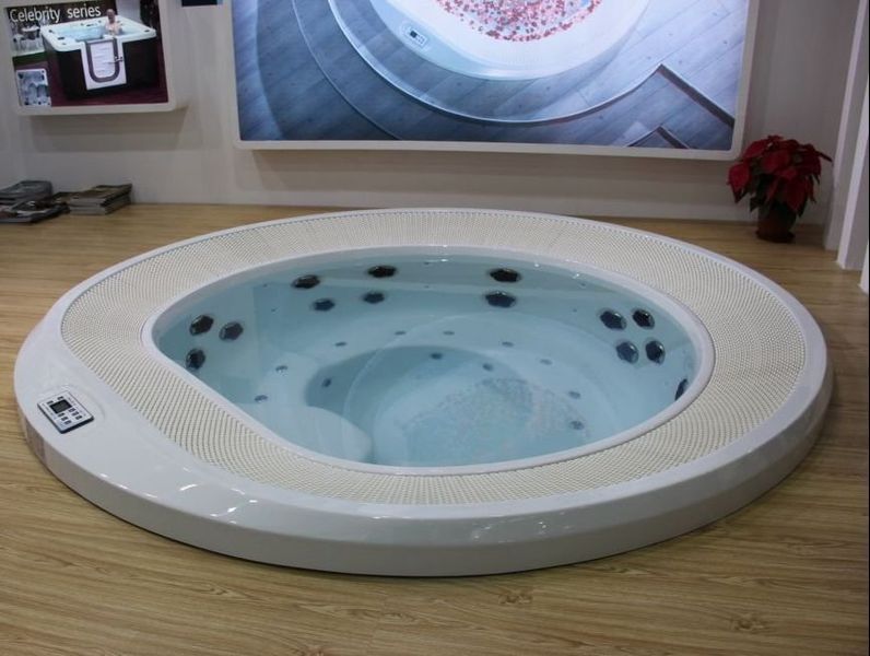 СПА бассейн Comfort SPA Infiniti Round - Luxury SPA &Oslash;240*100 Інфініті, що вбудовується LS-04 infloor фото