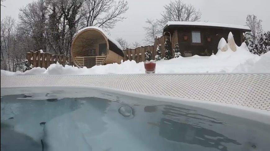 СПА бассейн Comfort SPA Infiniti Round - Luxury SPA &Oslash;240*100 Інфініті, що вбудовується LS-04 infloor фото