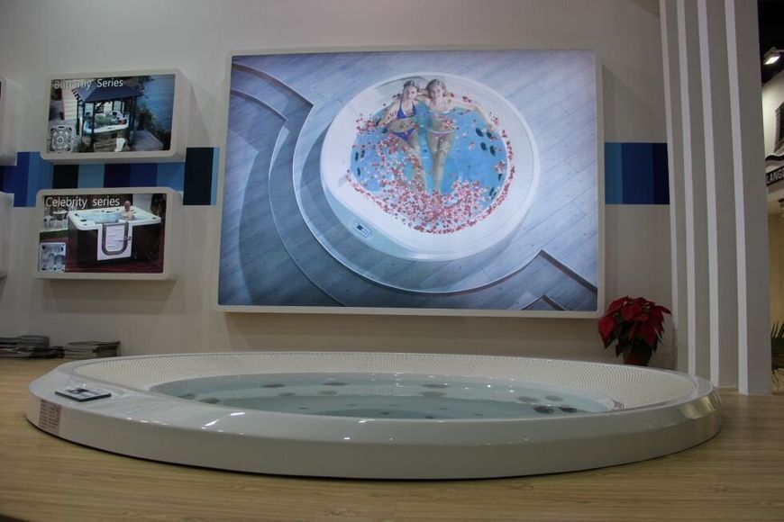 СПА бассейн Comfort SPA Infiniti Round - Luxury SPA &Oslash;240*100 Інфініті, що вбудовується LS-04 infloor фото