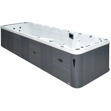 Плавальний SPA басейн Passion Spas Aquatic 6 (780x228x155 см), Сріблясто-білий 35582 фото